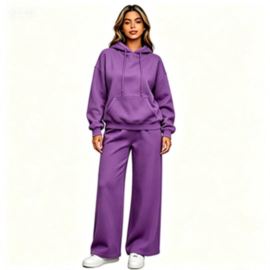 Damen Bequemer Oversized Hoodie mit weiten Jogginghosen Shop Nory