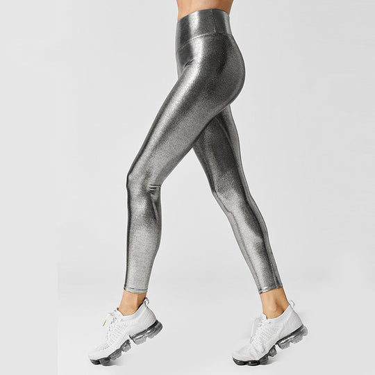 Damen Hochglänzende Leggings im eleganten Design