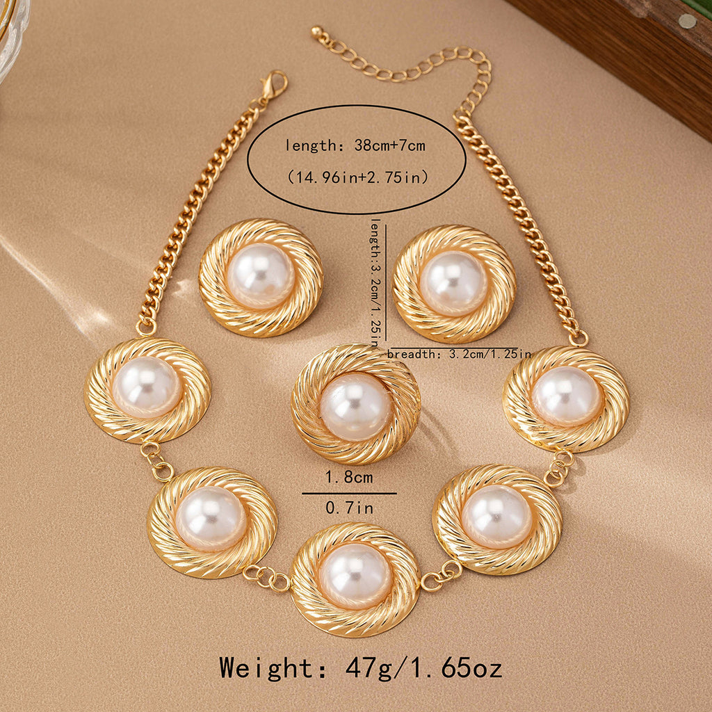 Damen Schmuckset mit elegantem, geschwungenem Design Shop Nory