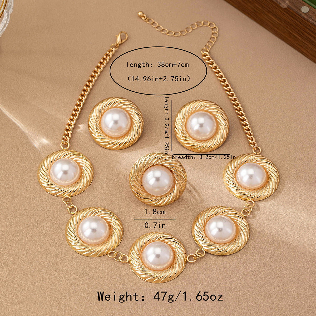 Damen Schmuckset mit elegantem, geschwungenem Design Shop Nory