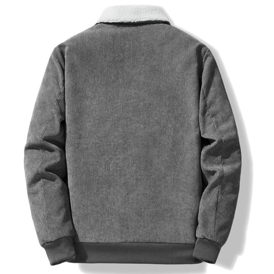 Herren Gemütliche und stylishe Cordjacke mit Fleece-Futter Shop Nory
