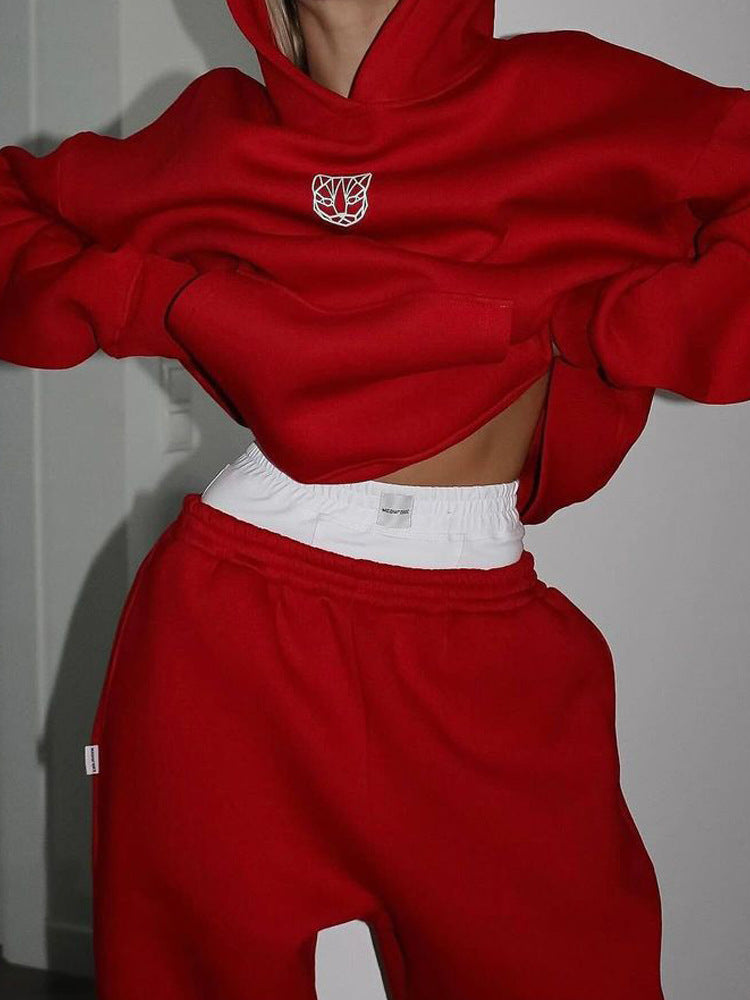 Damen Oversized Hoodie mit lässigen Hosen