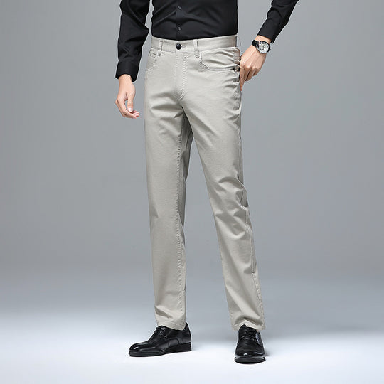 Herren Stretch-Chinohose mit geradem Schnitt und Bügelfalte Shop Nory