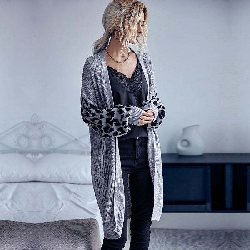 Damen Eleganter Strickcardigan mit lockeren Ärmeln Shop Nory