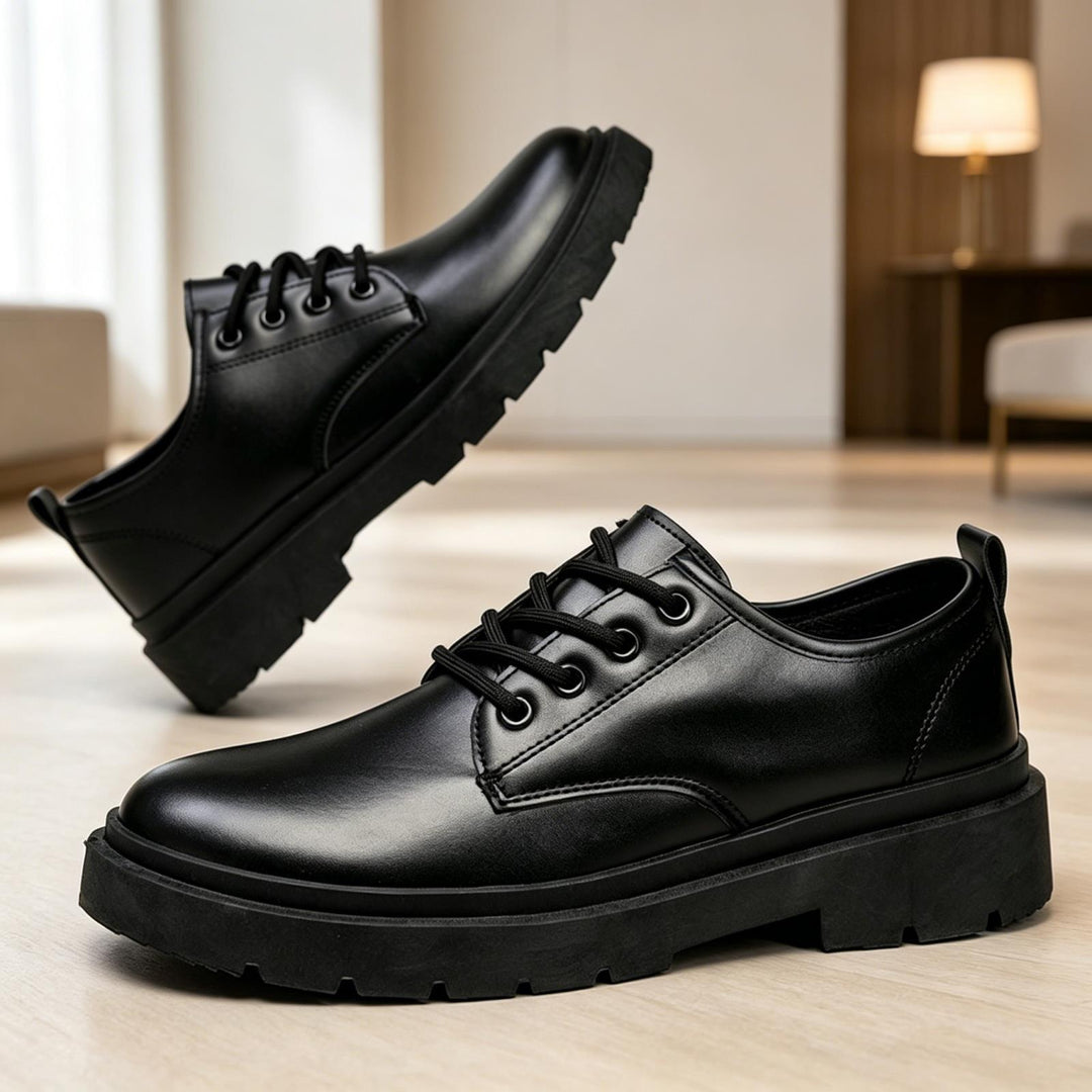 Herren Glänzende Lederschuhe Shop Nory