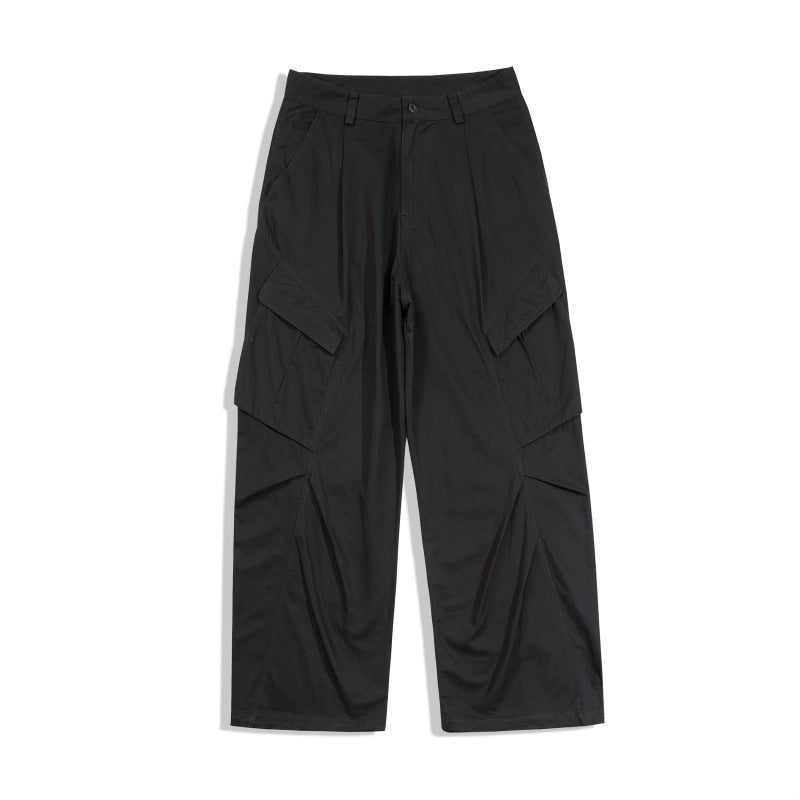 Herren Weite Technical‑Cargo‑Hose im Utility‑Baggy‑Schnitt mit asymmetrischen Klapp‑ und Faltentaschen Shop Nory