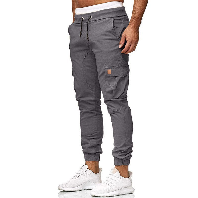 Herren Cargo-Jogginghose mit elastischem Bund und praktischen Taschen