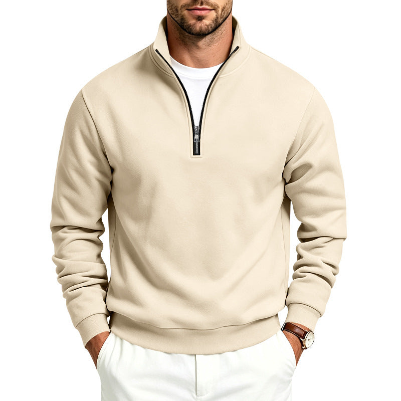 Herren Halbzip-Sweatshirt mit Troyerkragen und weicher Fleece-Innenseite Shop Nory