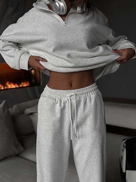 Damen nan lässige Sweatpants mit hohem Komfortbund, innen angerautem Fleece, Kordelzug und tiefen Seitentaschen Shop Nory