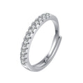 Damen Zierlicher Ring mit funkelnden Zirkonia-Steinen Shop Nory