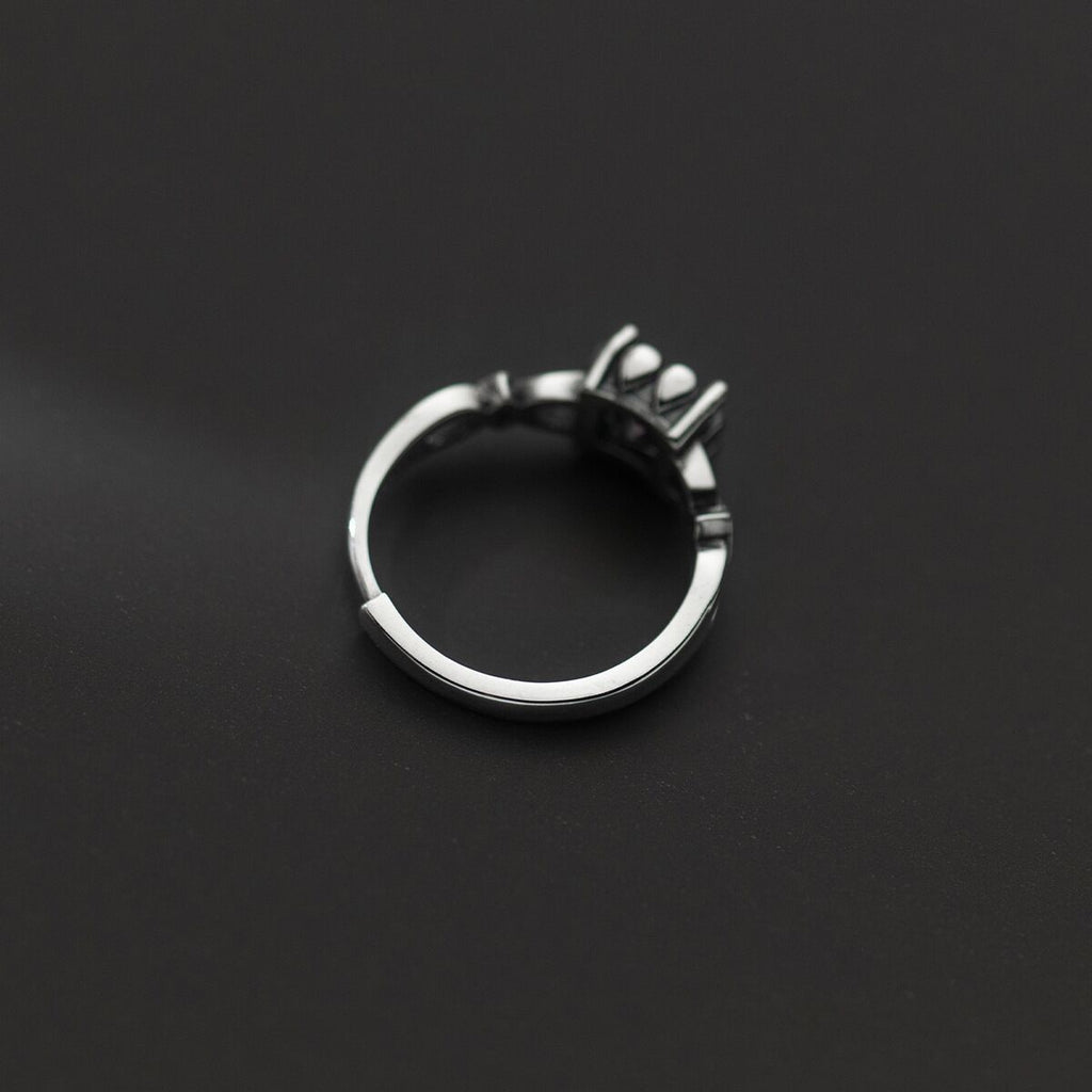 Damenring mit facettiertem Kristall und elegantem Design Shop Nory