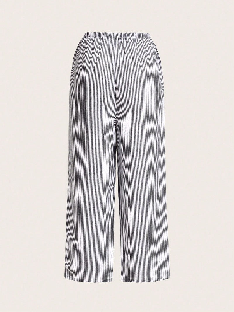 Damen lässige Freizeithose mit Gürtel