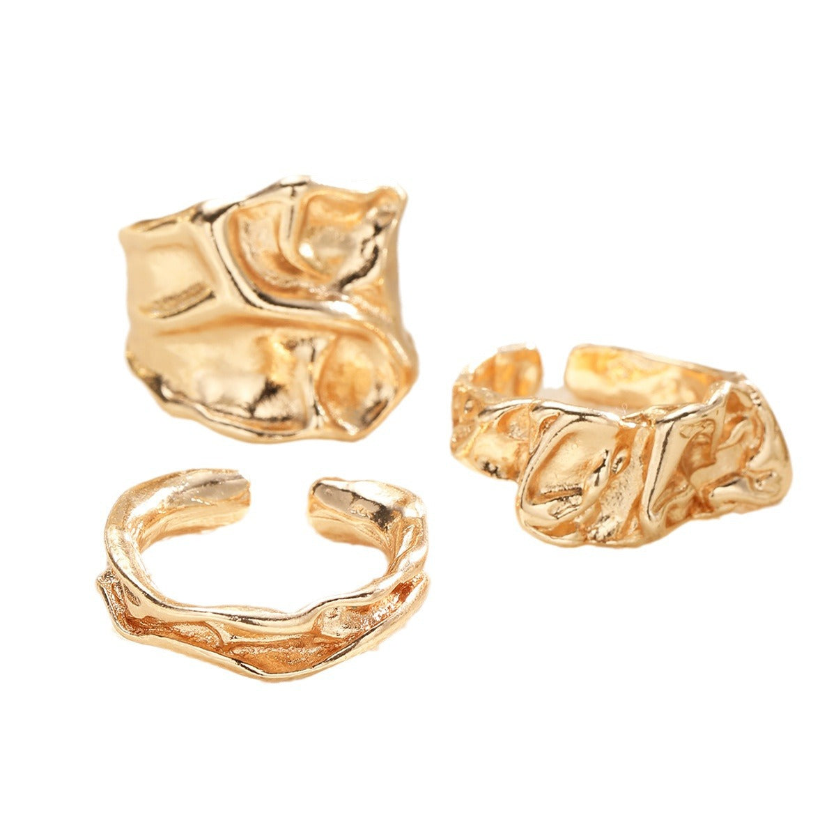 Damen Ring-Set mit kunstvoller und skulpturaler Gestaltung Shop Nory