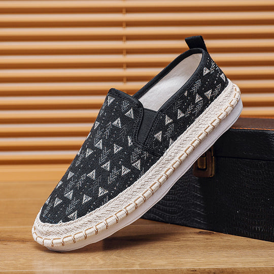 Damen Bequeme Slip-On Mokassins mit buntem Muster Shop Nory