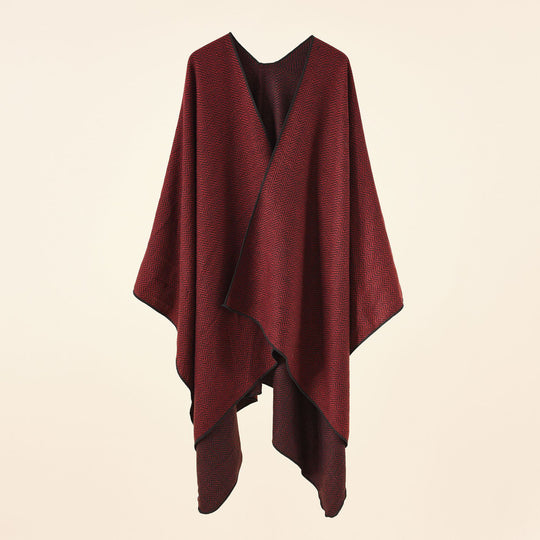 Damen Jacquard Poncho mit Paisley‑Muster Shop Nory