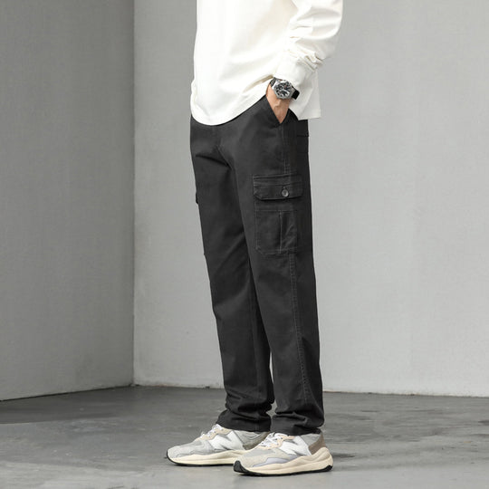 Herren Cargohose im geraden Schnitt mit Utility-Klappentaschen und leicht taperedem Bein Shop Nory