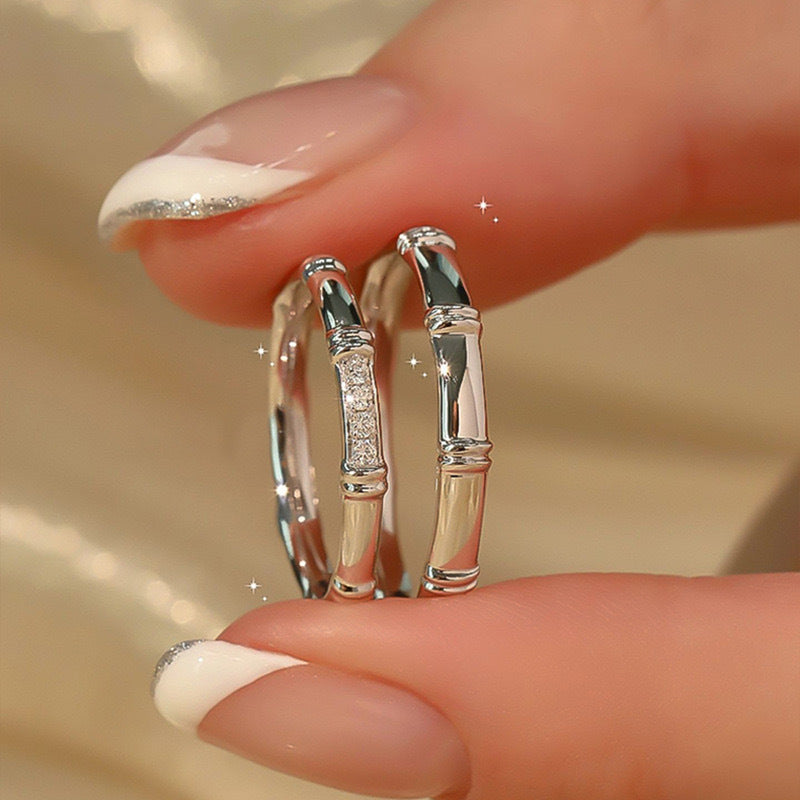 Damen Ring mit elegantem, glänzendem Design und funkelnden Akzenten Shop Nory