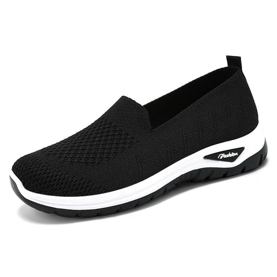 Damen nan nahtloser Strick-Slip-On mit gepolstertem Memory-Fußbett und flexibler Profillaufsohle Shop Nory
