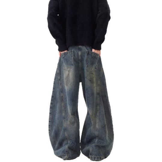 Damen Weitgeschnittene Hochbundjeans Shop Nory