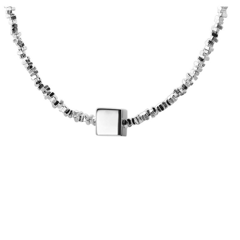 Damen elegante Halskette mit funkelnden Kristallen Shop Nory