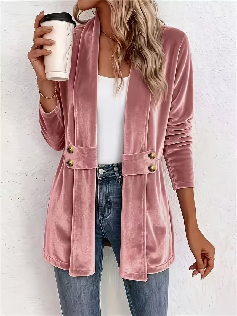 Damen Eleganter Velvet-Blazer Shop Nory