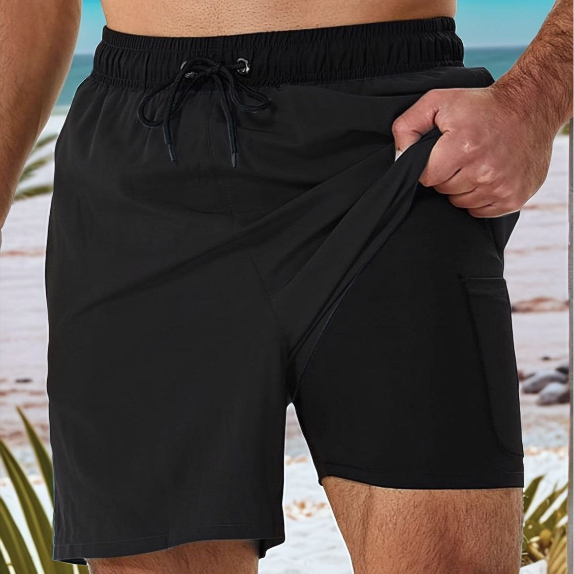 Herren Komfortable Badeshorts