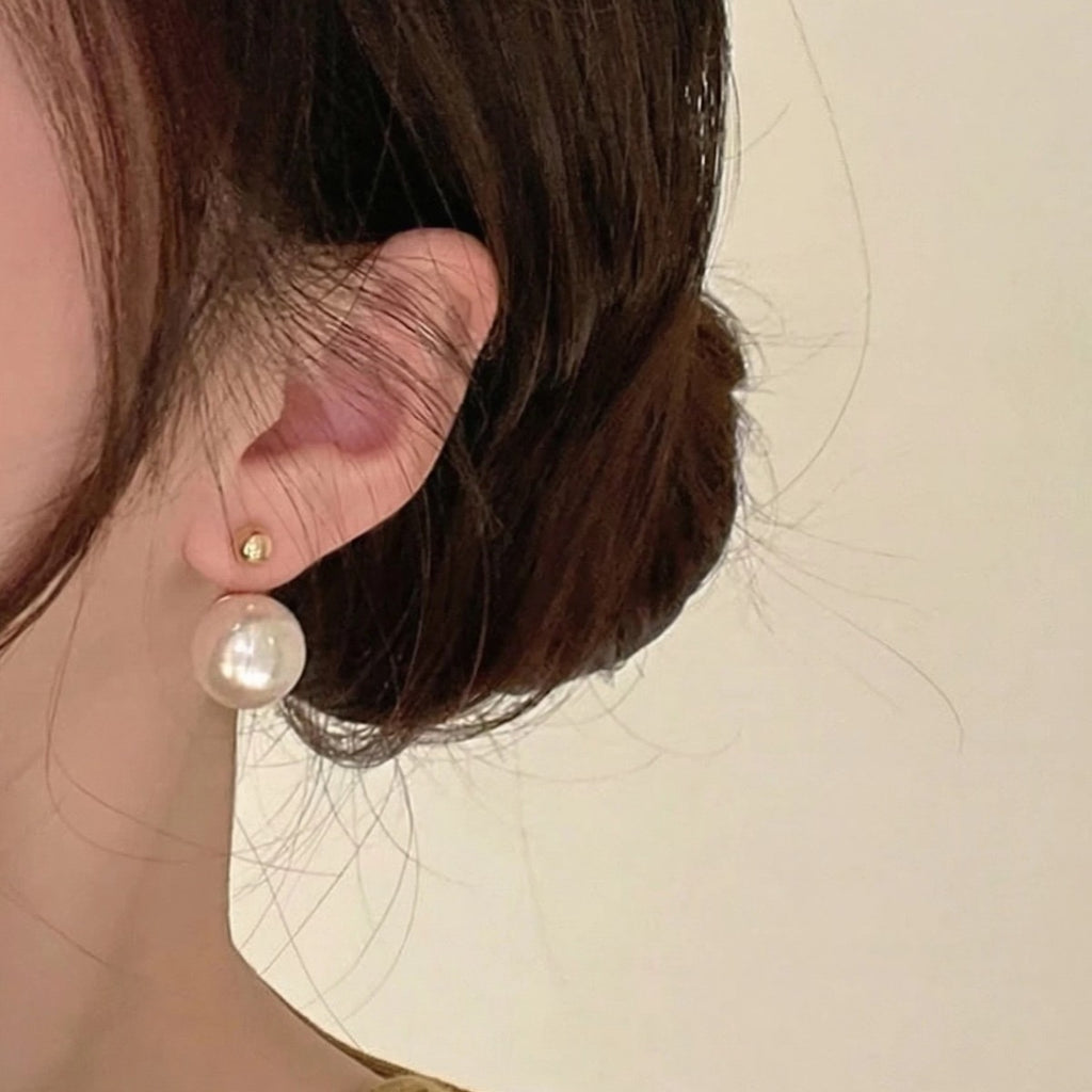 Damen Ohrstecker mit elegantem Perlenanhänger und luxuriösen Akzenten Shop Nory