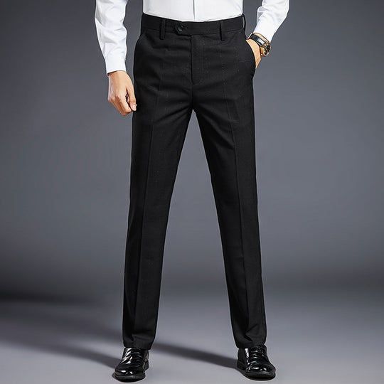 Herren Formelle Anzughose mit Bügelfalte, leichtem Stretch und schmaler Silhouette Shop Nory