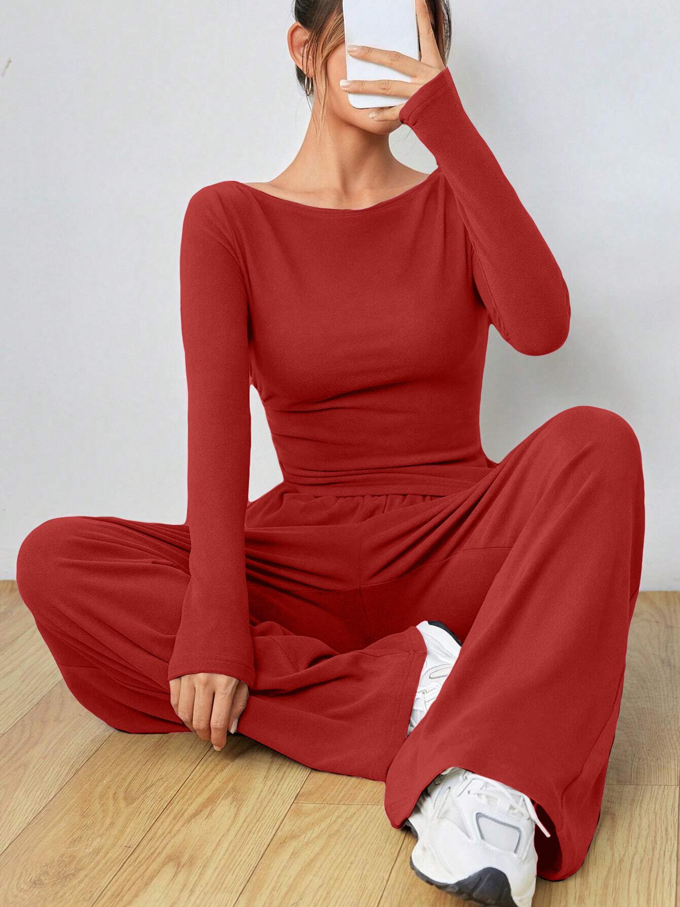 Damen Komfortables Lounge-Set
