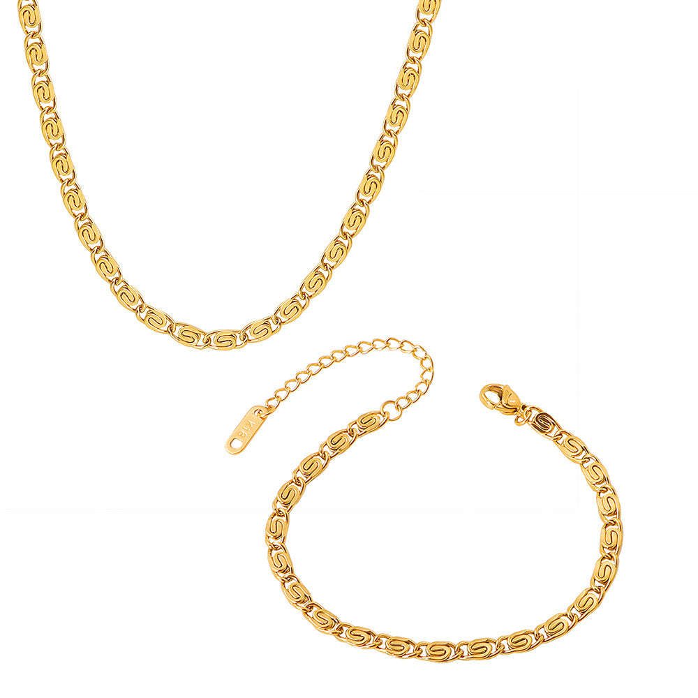 Damen Luxuriöse Gliederkette Armband Shop Nory