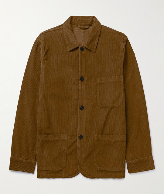 Herren Cord-Workerjacke mit Hemdkragen und aufgesetzten Taschen Shop Nory