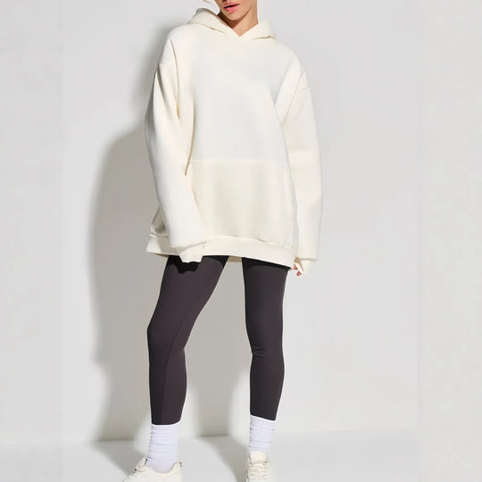 Damen Sportlicher Kapuzenpullover