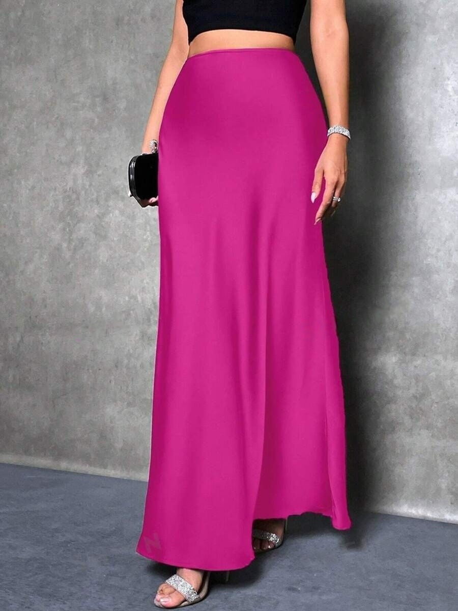 Damen Maxirock mit fließendem Schnitt und elegantem Fall