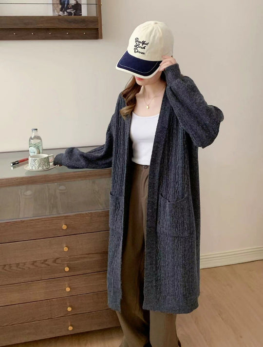 Damen Gemütliche Strickjacke mit Taschen Shop Nory