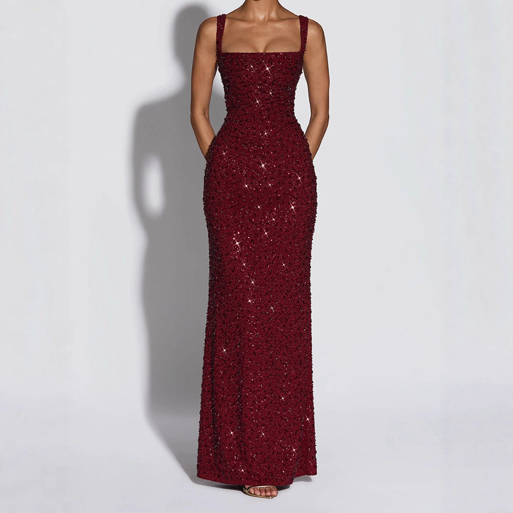 Damen glamouröses Abendkleid