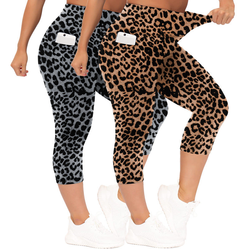 Damen Sculpting-Capri mit hoher Taille, Seitentaschen und formender Nahtführung Shopy Nory