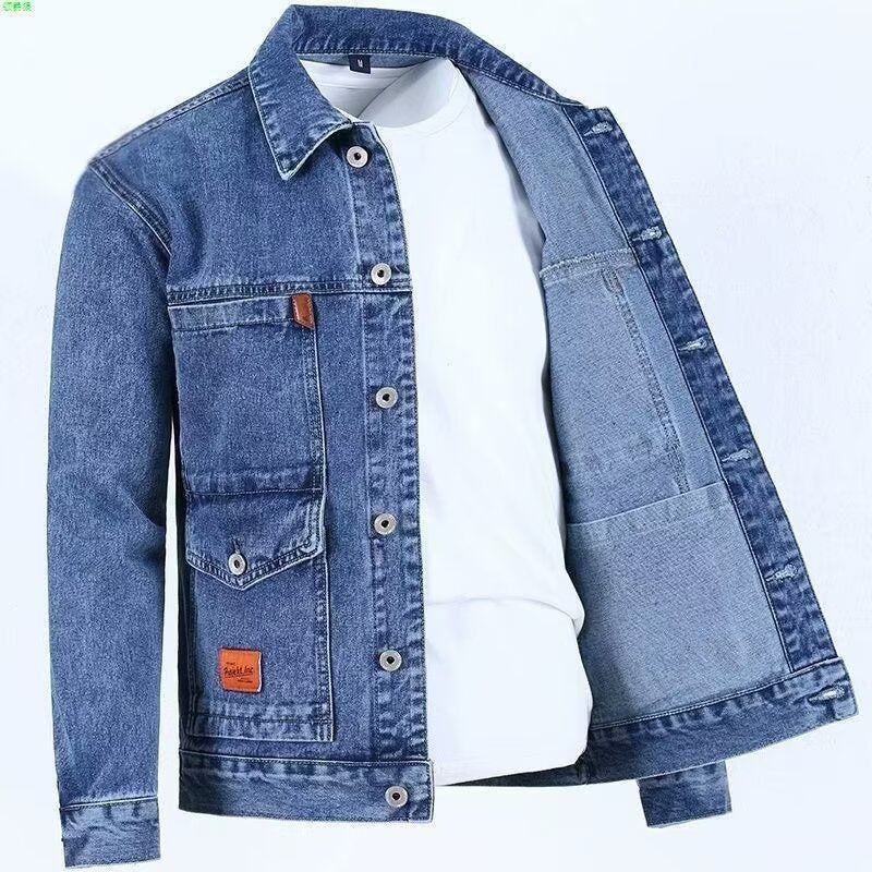 Herren Stilvolle Denimjacke Shop Nory