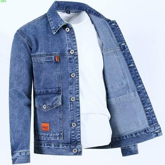 Herren Stilvolle Denimjacke Shop Nory