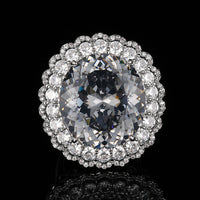 Schwarz‑Grau Ring