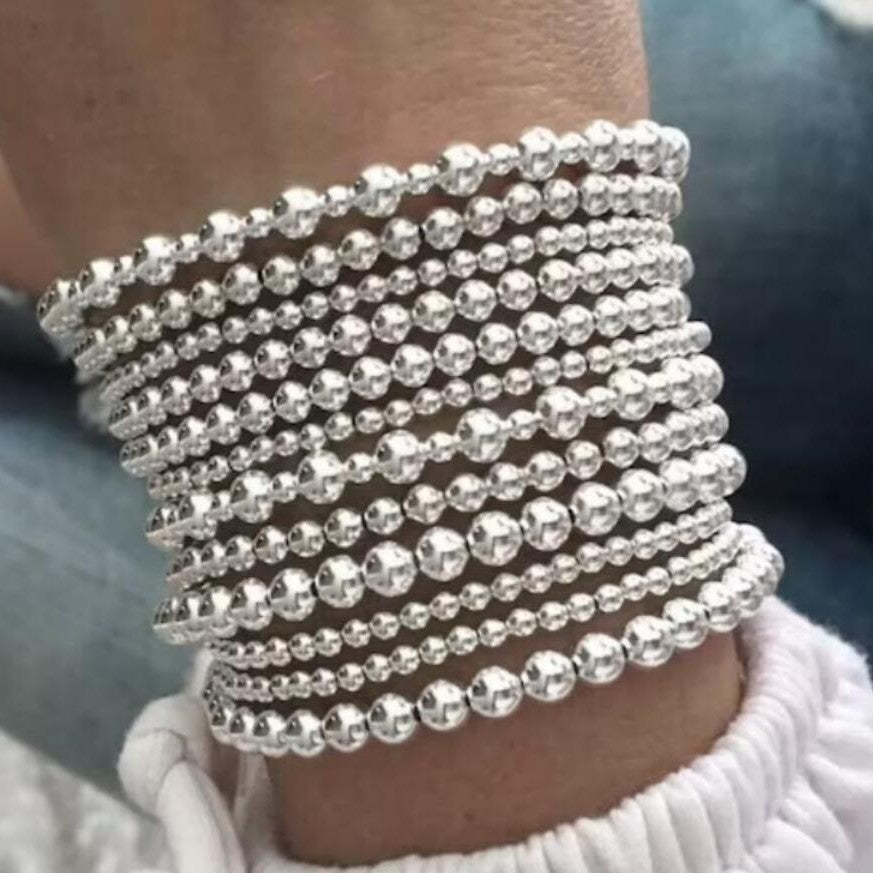 Damen Multi-Strang-Armband mit funkelnden Perlen Shop Nory