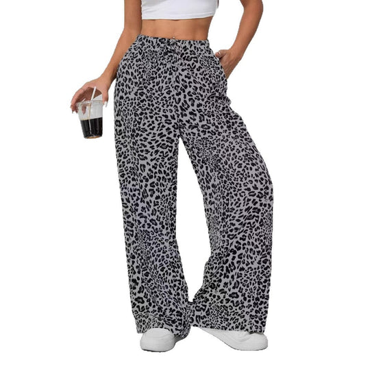 Damen Weite Tiermuster-Hose