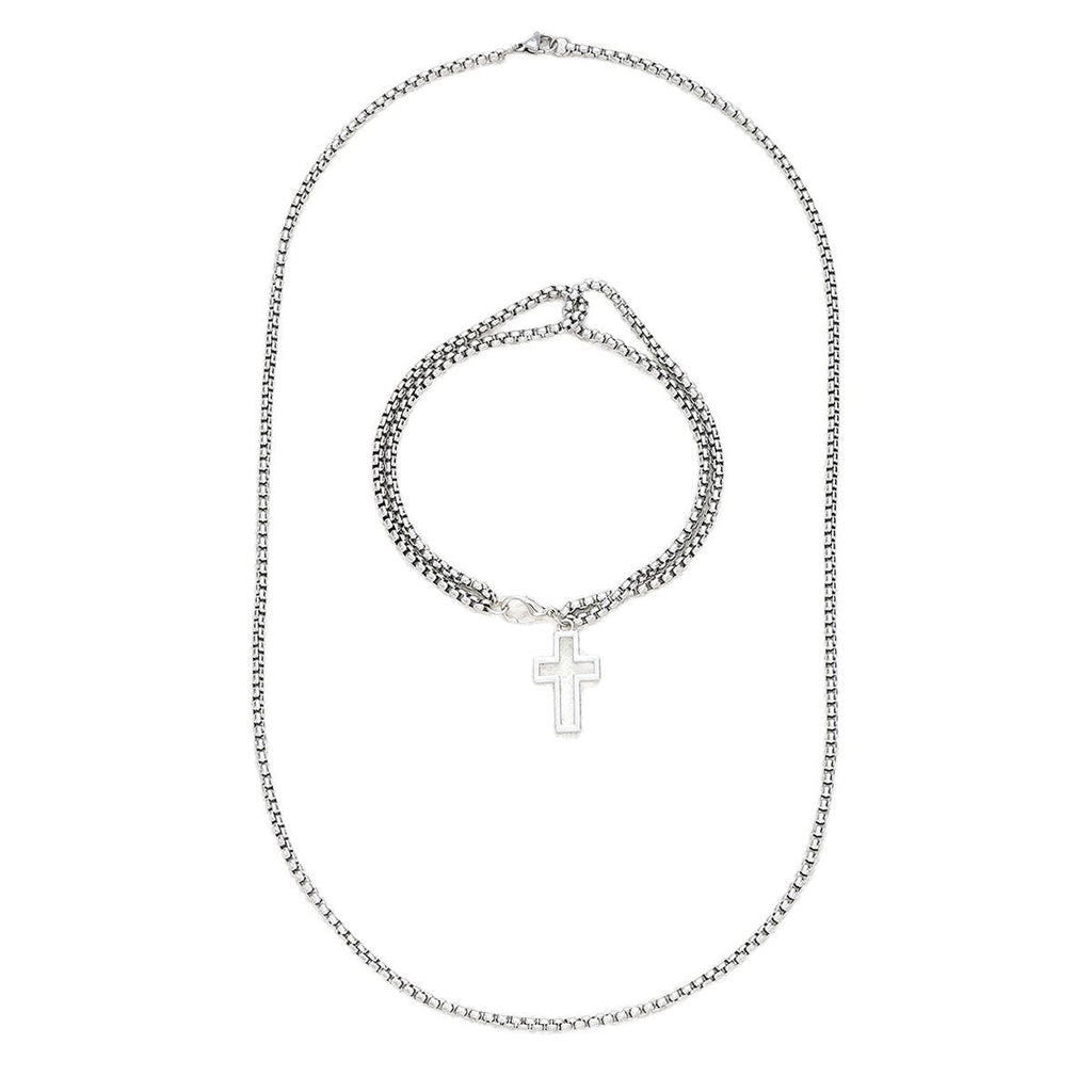 Damenarmband mit filigraner Kreuzverzierung Shop Nory