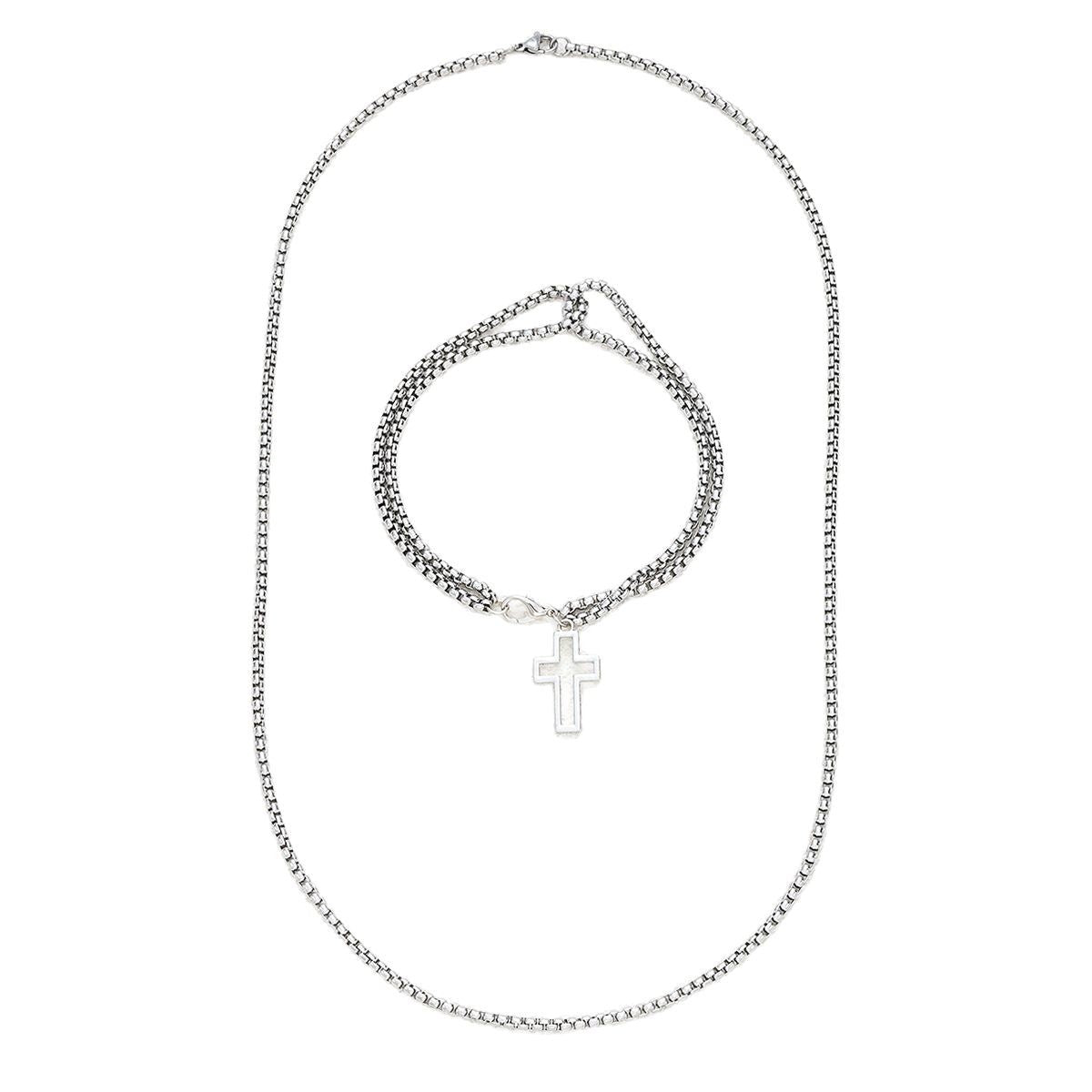 Damenarmband mit filigraner Kreuzverzierung Shop Nory