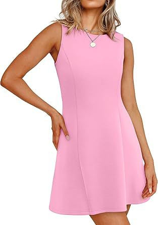 Damen ärmelloses A-Linien Kleid mit zeitlosem Schnitt