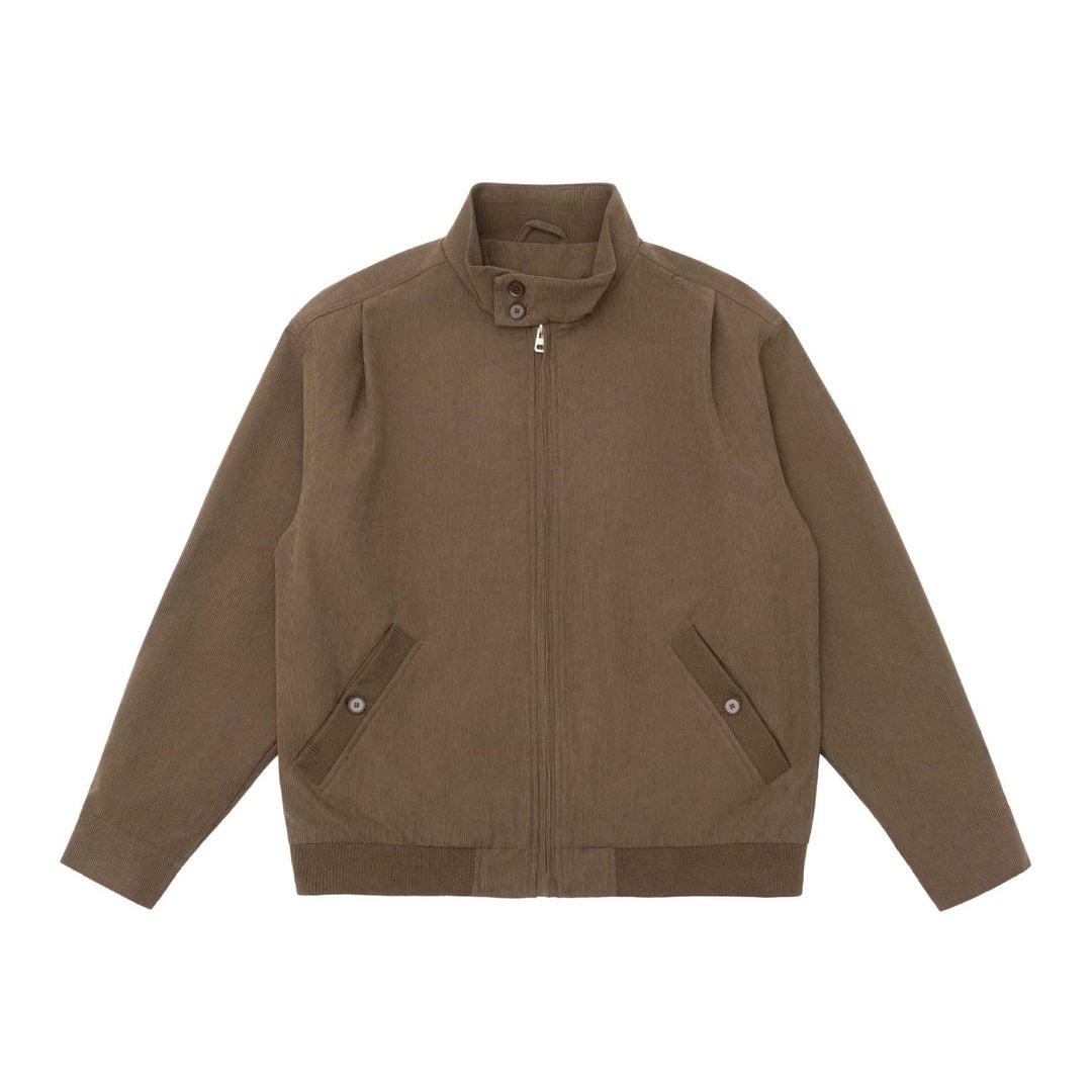 Herren Gepolsterte Jacke im Cord‑Look mit Stehkragen und aufgesetzten Pattentaschen Shop Nory