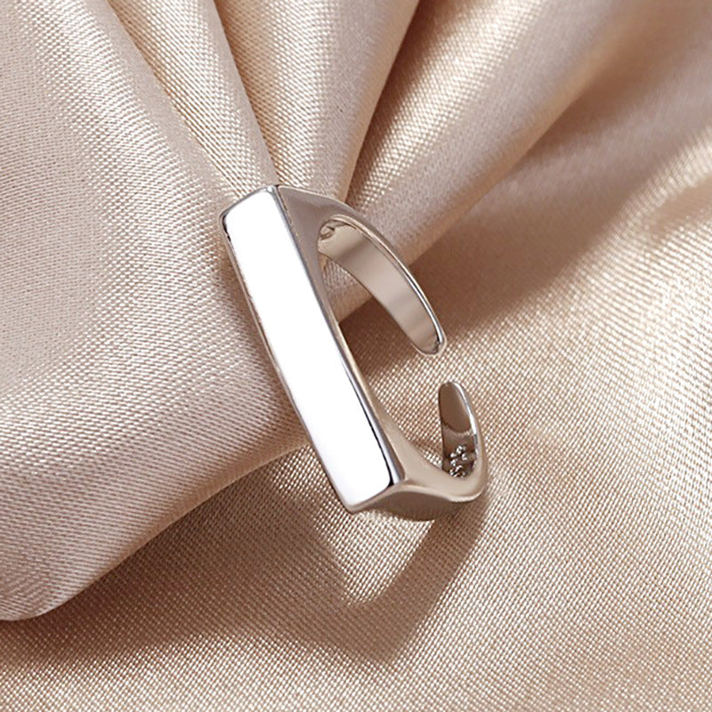 Damen Moderner, offener Ring aus hochwertigem 925er Sterlingsilber Shop Nory