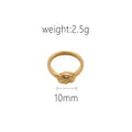 Damen Zierlicher Knotenring aus hochwertigem Metall Shop Nory