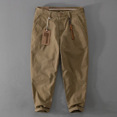 Herren Baumwoll‑Twill Chino im Relaxed‑Tapered Schnitt mit Kordelzugbund und aufgesetzten Taschen Shop Nory