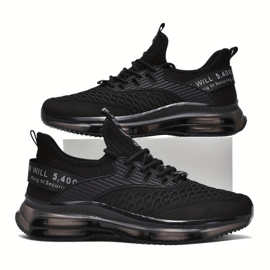 Damen Luftkissen-Sneaker mit transparenter Luftsohle und gestricktem Oberschuh Shop Nory
