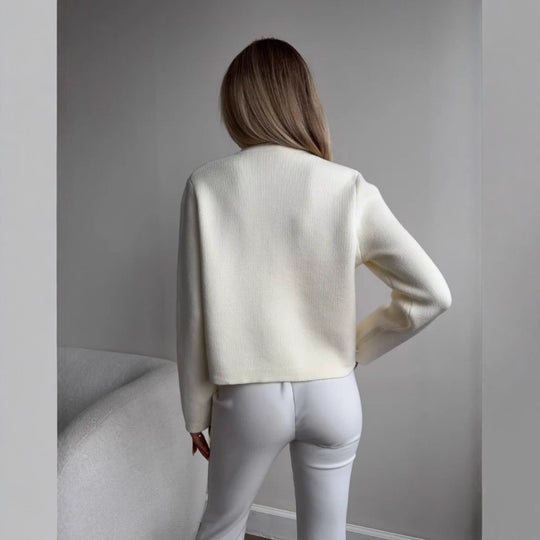 Damen Modische Kurze Strickjacke Shop Nory